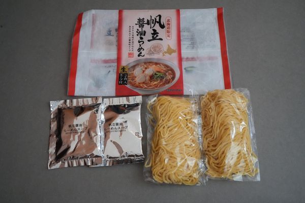 北海道限定帆立醤油らーめん